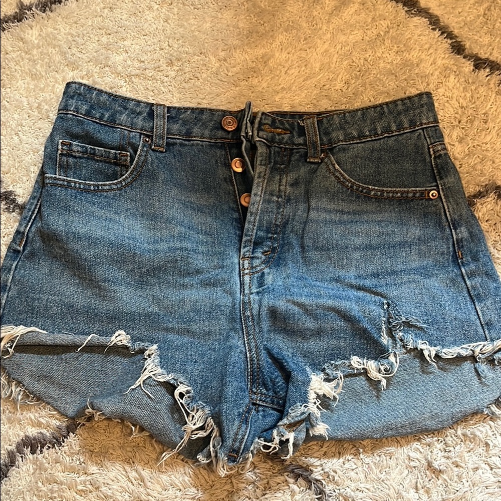 Denim Distressed Women's Shorts